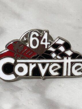 '64 1964 Vintage Chevy CORVETTE automobile hat pin